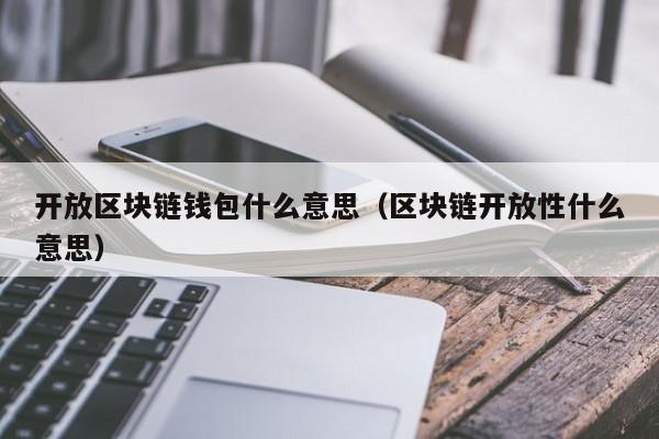 开放区块链钱包什么意思（区块链开放性什么意思）