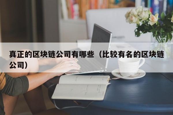 真正的区块链公司有哪些（比较有名的区块链公司）