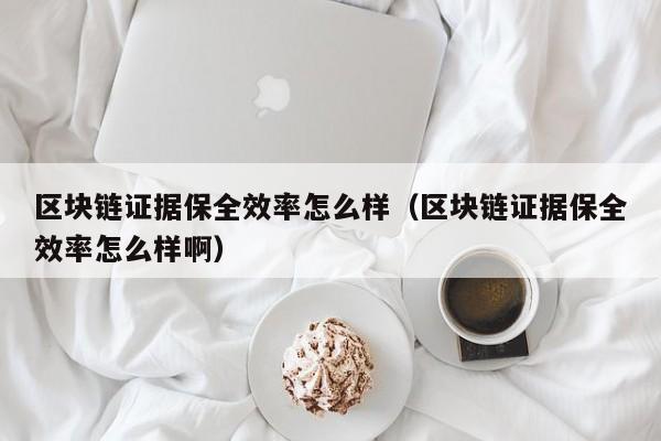 区块链证据保全效率怎么样（区块链证据保全效率怎么样啊）