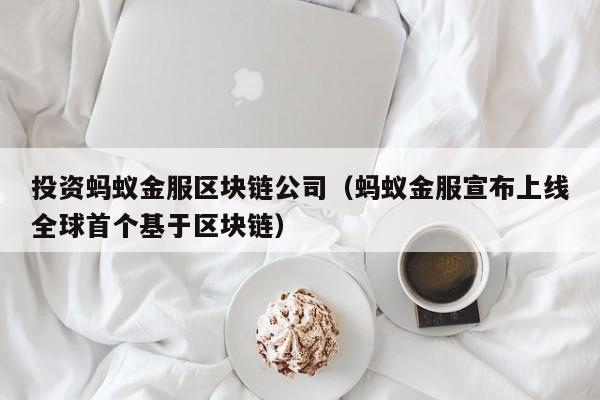 投资蚂蚁金服区块链公司（蚂蚁金服宣布上线全球首个基于区块链）