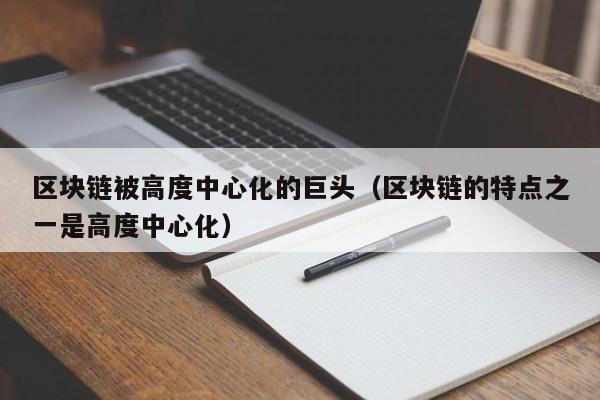 区块链被高度中心化的巨头（区块链的特点之一是高度中心化）